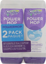 Swiffer PowerMop Liquid Floor Cleaner Refills, SolutionPower Mop, FreshScent, Mopping Fluid Replacement Bottle, SprayMops Cleaning Juice, No Bucket Needed, Multi-Surface&Wood, 25.35 Fl Oz (Pack of 6)