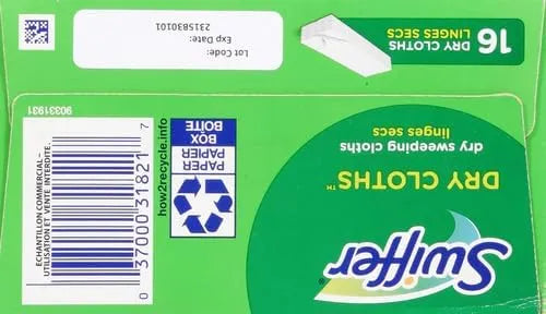 Swiffer Disposable Cloth Dry Sweeping Refills, 16 Count