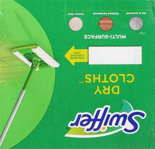 Swiffer Sweeper Dry Sweeping Pad, Multi Surface Refills for Dusters Floor Mop, with Febreze Lavender, 32 count