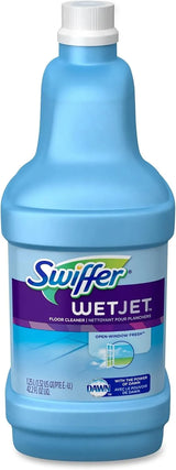 Swiffer FBA_23679CT WetJet Multi Purpose Solution 42.31.25 ozliter, Multicolor, Open Window Fresh Scent, 42.2 Fl Oz