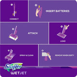 Swiffer FBA_23679CT WetJet Multi Purpose Solution 42.31.25 ozliter, Multicolor, Open Window Fresh Scent, 42.2 Fl Oz