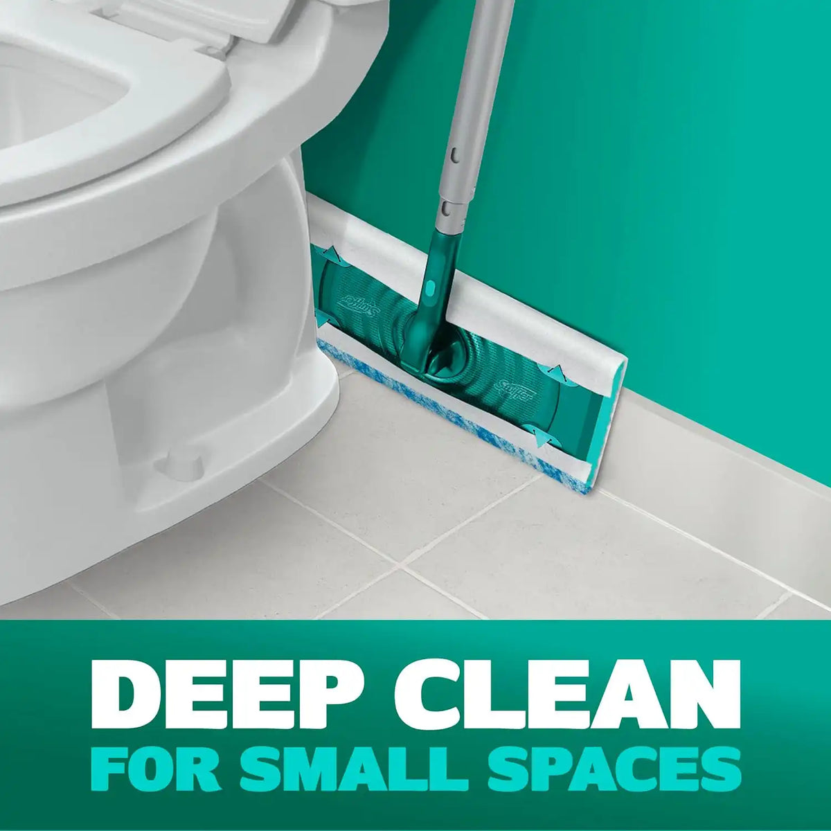 Swiffer Mop & Go Deluxe 2-in-1 Multi-Surface Kit for Floor Cleaning