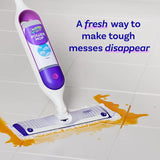 Swiffer PowerMop Liquid Floor Cleaner Refills, SolutionPower Mop, FreshScent, Mopping Fluid Replacement Bottle, SprayMops Cleaning Juice, No Bucket Needed, Multi-Surface&Wood, 25.35 Fl Oz (Pack of 6)