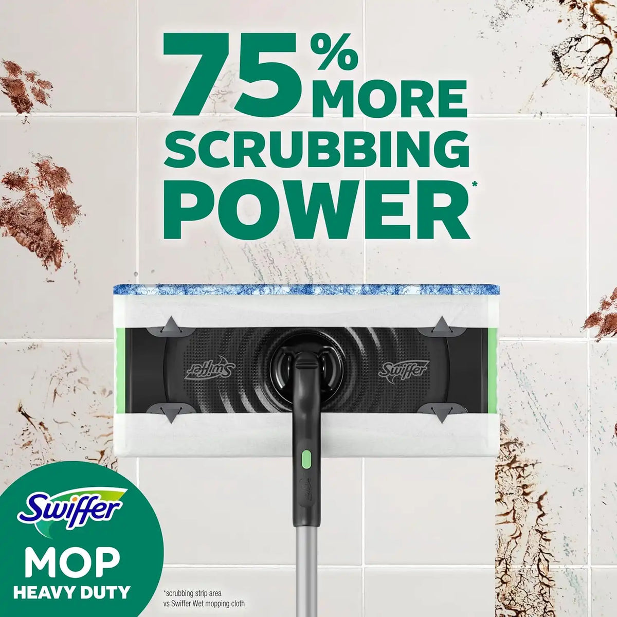 Swiffer Heavy Duty Mop Wet Multi-Surface Cloth Refills for Floor Mopping and Cleaning, Lavender Scent, 20 count
