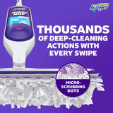 Swiffer PowerMop Mopping Kit for Floor Cleaning, Set Includes 1 Power Mop, 2 Replacement Pads, 1 Liquid Solution Refill, 2 Batteries, No Bucket Needed Electric Spray Cleaner, Multi-Surface and Wood