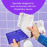 Swiffer Power Mop Refill Pack, Floor Cleaner for Mopping Tile, Vinyl, Laminate, Wood in Home, Bathroom, Kitchen, All Purpose Multi-Surface Cleaning, 5 Pads + 1 Lavender Solution (Pack of 4)