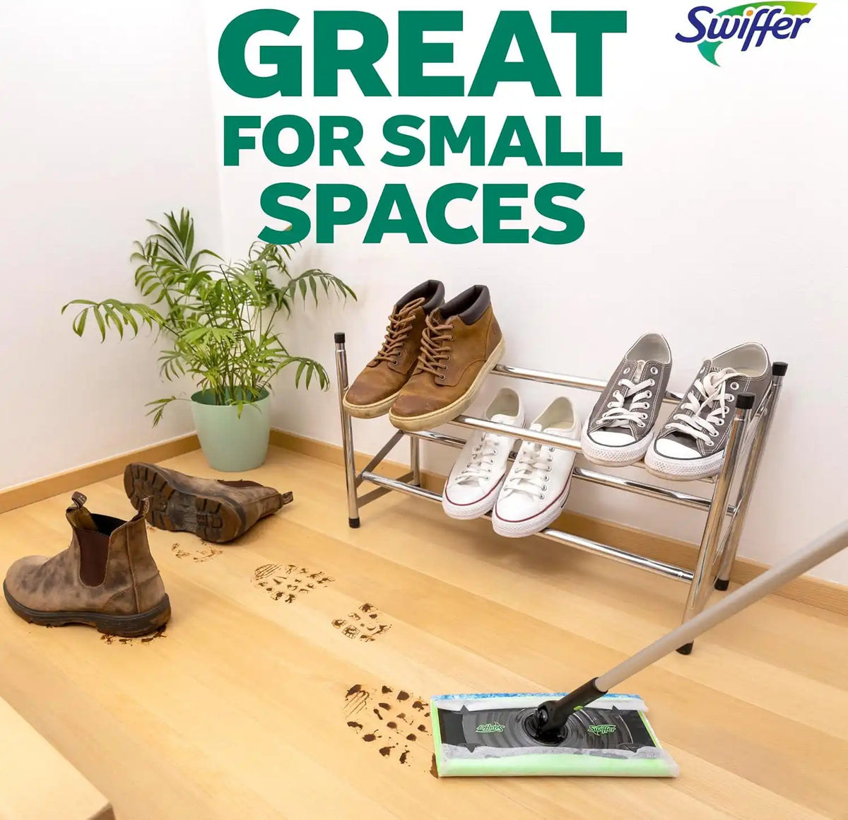 Swiffer Heavy Duty Mop Wet Multi-Surface Cloth Refills for Floor Mopping and Cleaning, Lavender Scent, 20 count