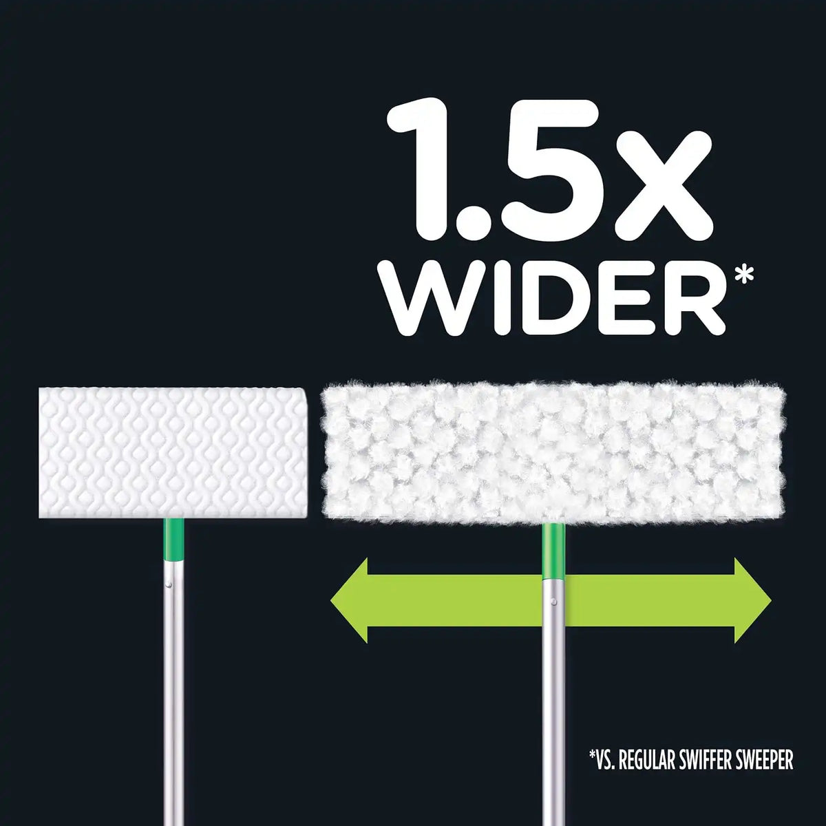 Swiffer Sweeper Heavy Duty Multi-Surface Dry Cloth Refills for Floor Sweeping and Cleaning, 10 count, Pack of 2