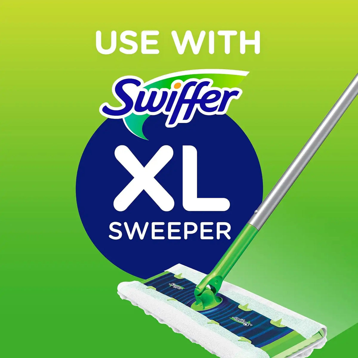 Swiffer Sweeper Heavy Duty Multi-Surface Dry Cloth Refills for Floor Sweeping and Cleaning, 10 count, Pack of 2