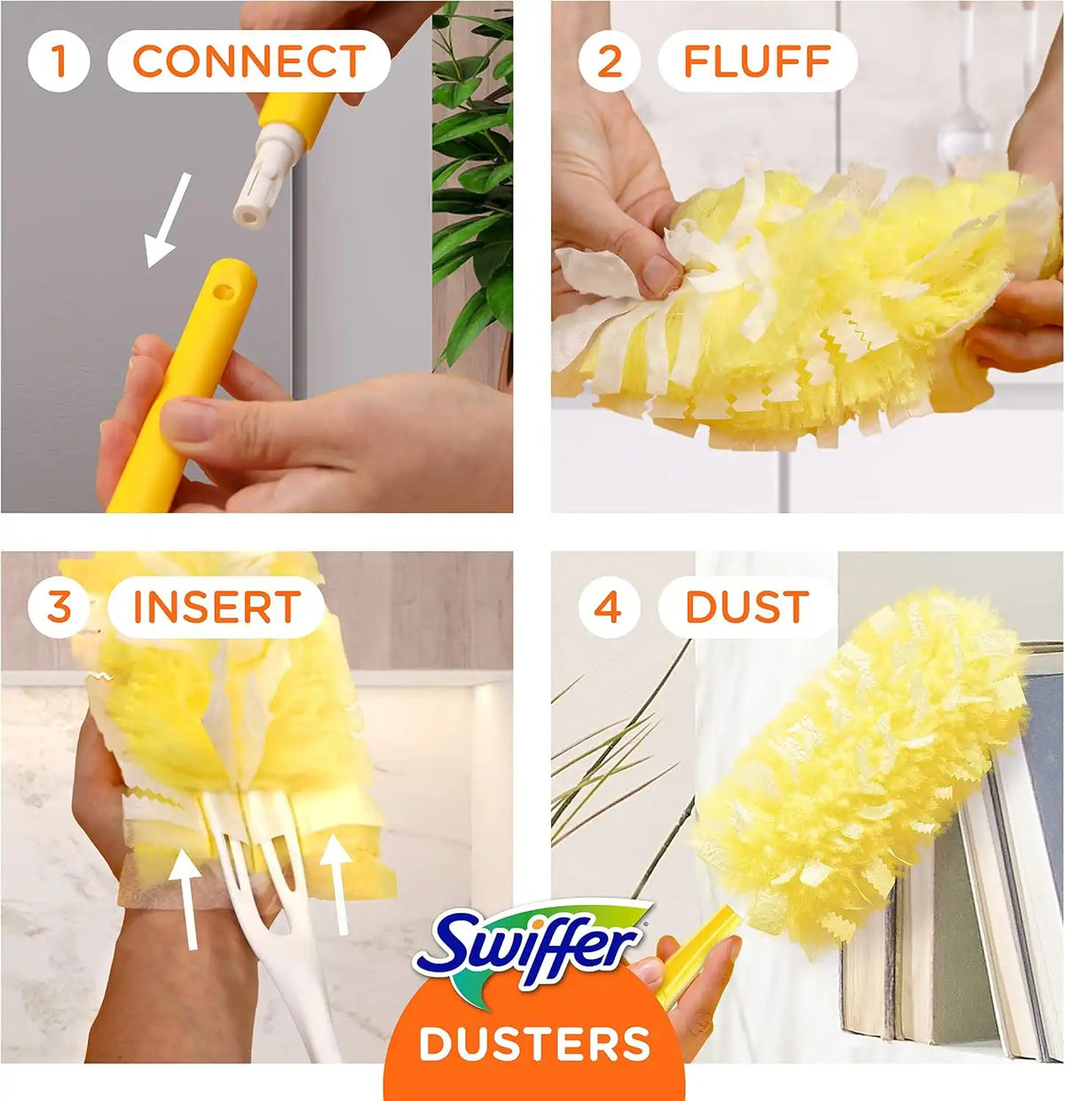 Swiffer Dusters Heavy Duty Multi-Surface Duster Refills for Cleaning, Lavender, 11 Count (Pack of 3)