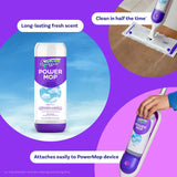 Swiffer PowerMop Liquid Floor Cleaner Refills, Solution for Power Mop, Fresh Scent, 2 Count Mopping Fluid Replacement Bottle, Spray Mops Cleaning Juice, No Bucket Needed, Multi-Surface and Wood
