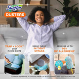 Swiffer Dusters Refill for Cleaning, Made by SWIFFER, Feather & Microfiber Duster Disposable Alternative, for Dusting Furniture, Blinds, Ceiling Fans, Walls, Helps Remove Allergens, Unscented, 18ct