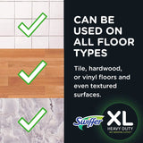 Swiffer Sweeper Heavy Duty Multi-Surface Dry Cloth Refills for Floor Sweeping and Cleaning, 10 count, Pack of 2